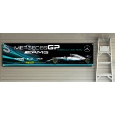 Mercedes Petronas GP F1 Team 2017 Garage/Workshop Banner